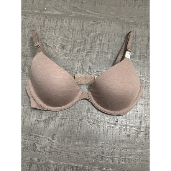 Victoria's Secret Other - Victoria's Secret PINK 32B Wear Everywhere Lightly Lined T-Shirt Bra Taupe Brown